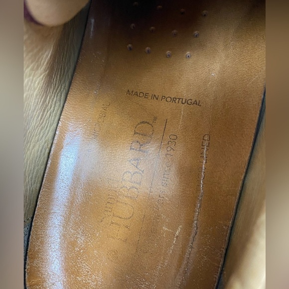 Samuel Hubbard Men’s 10.5 Leather Suede‎ Flat Shoes Free Plum Lace up - Picture 8 of 14